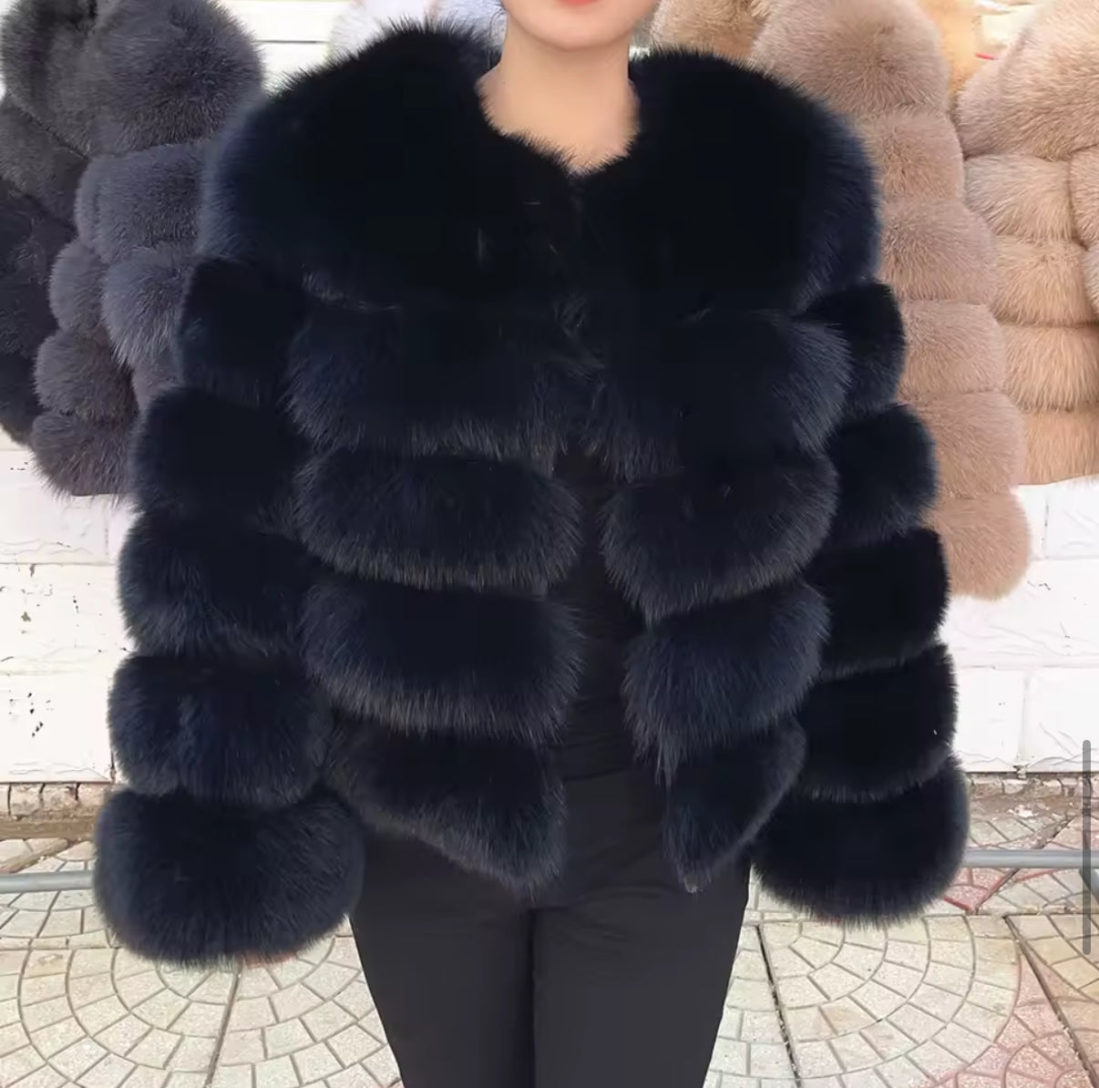 Black Real Coat