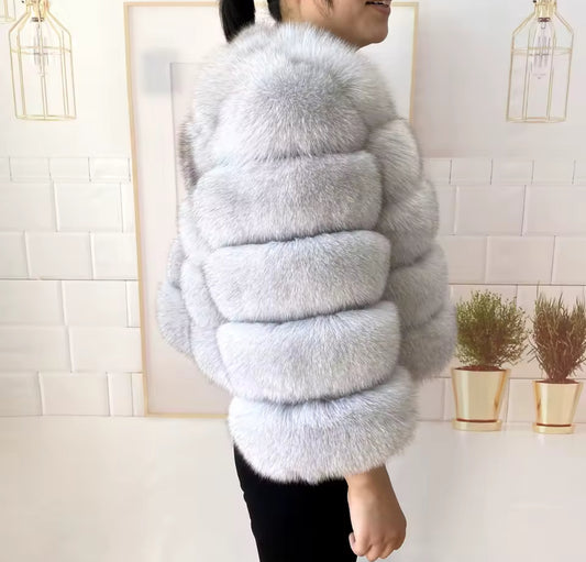 White Real Coat