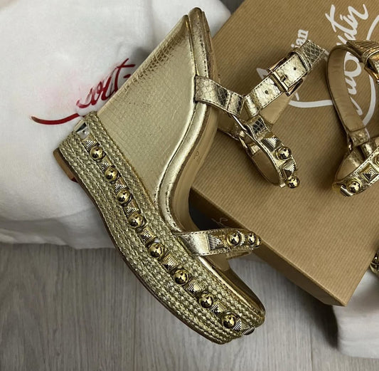 Gold Sandals