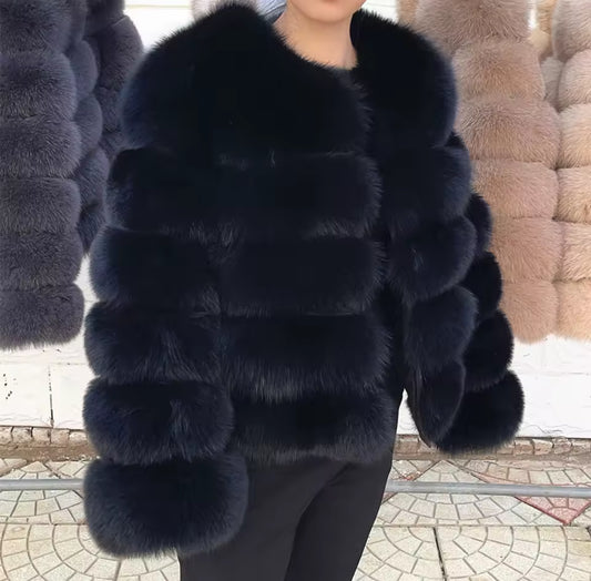 Black Real Coat