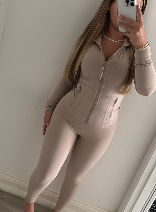 Beige Set Leggings