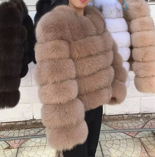 Beige Real Coat