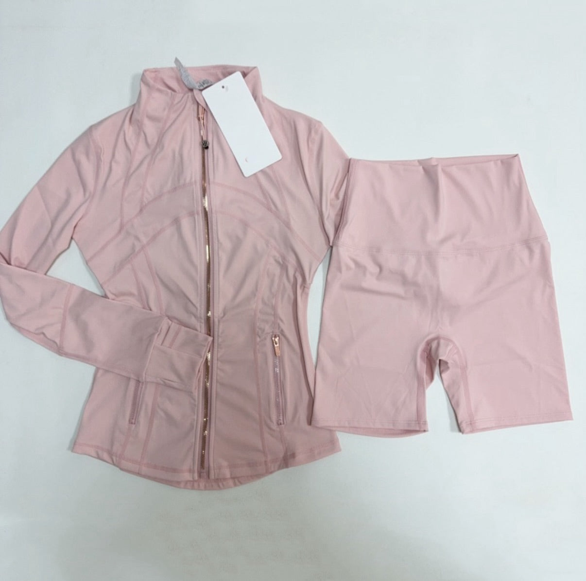 Pink Shorts Set