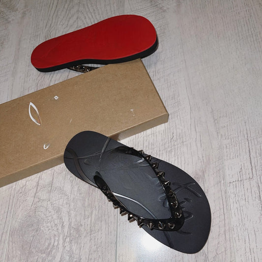 Black Flip Flops