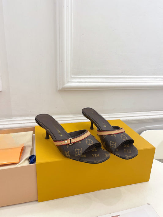 Brown Leather Heels