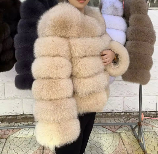 Light Cream Real Coat
