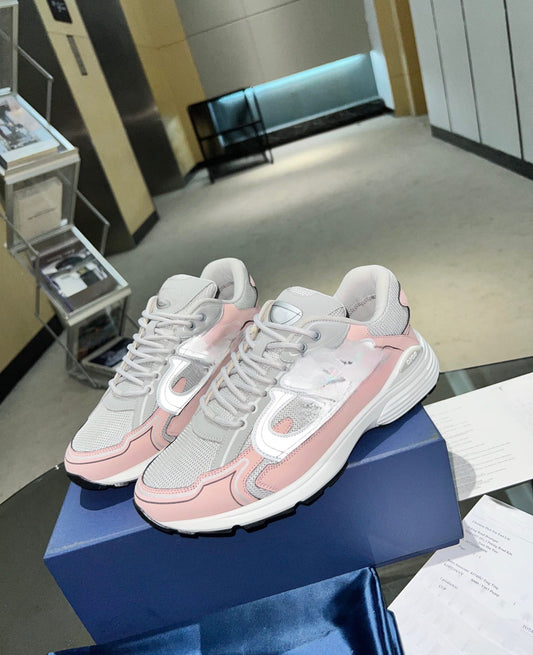 Pink / Grey Trainers