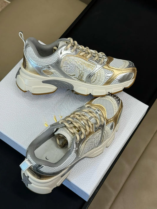 Gold/Silver Trainers