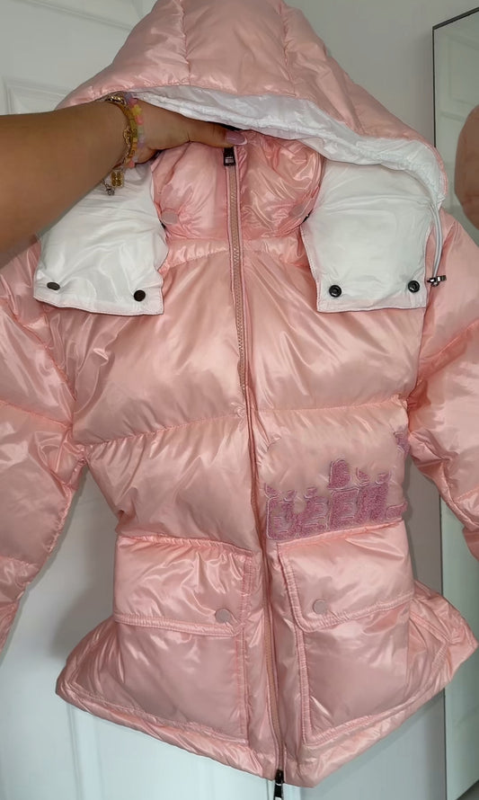 Pink Puffer Coat
