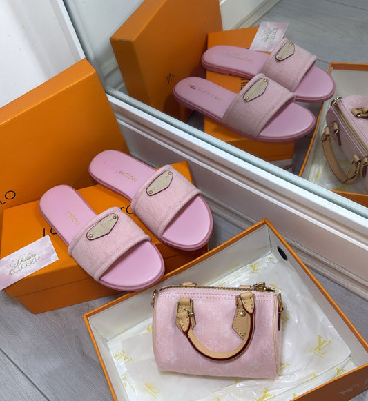 Pink Denim Set